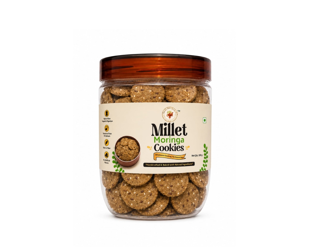 Moringa millets cookies